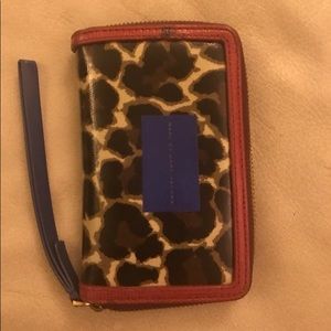 Marc Jacob Animal Print Cell Phone Wallet